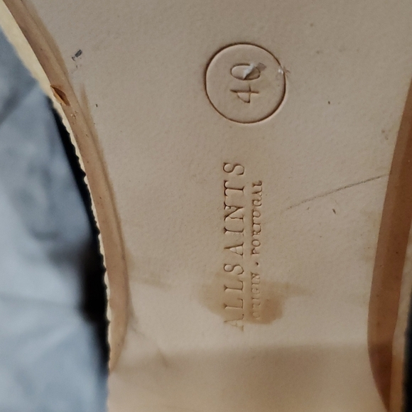 All Saints Blaise Chelsea Terra platform chunky heel boots - Picture 7 of 9